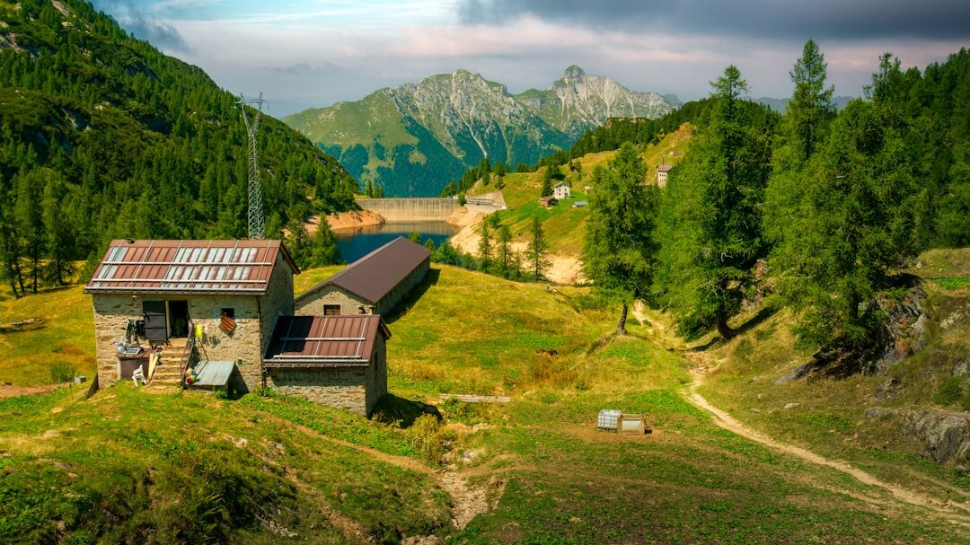 remote lake cabin